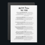 Maoz Tzur Hanukkah Sång Fullt Hebrew & Transcript<br><div class="desc">Fullt av Maoz Tzur - den älskade munnen sung efter belysningen av chanukiya (menorah). Hebreiska original med transkript på latinska alfabet.
Perfekt att dekorera ditt hem,  synagogan eller judiska skolan. En praktisk och inspirerande gåva till Chanukah.</div>