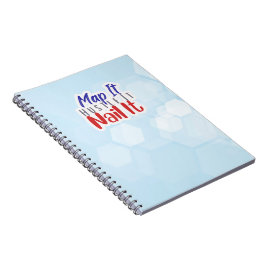 Map It Hustle It Nail It Notebook Anteckningsbok