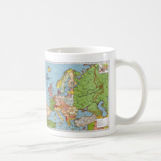 Map_of_Europe _1923b Kaffemugg (Höger)