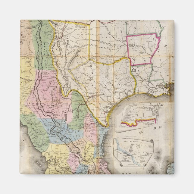 Mapa de los Estados Unidos De Mejico Magnet (Framsidan)