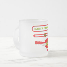 MAPA DE SANTA CATARINA. SAMER BRASIL FROSTAD GLASMUGG