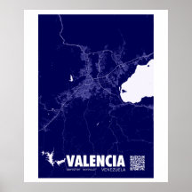 Mapa de Valencia - Venezuela Travel City Karta