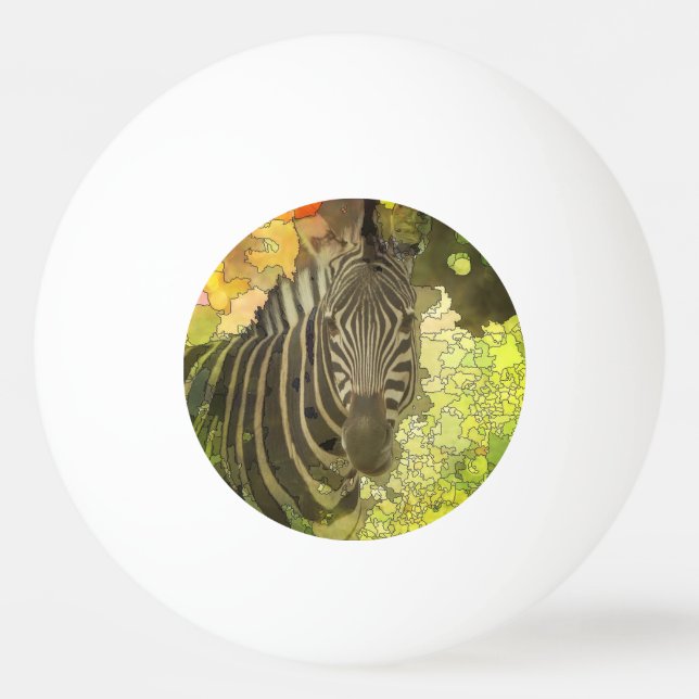 Mapified - Zebra Pingisboll (Framsidan)