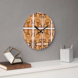 Maple Creemee Large Clock Stor Klocka