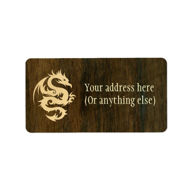 Maple Dragon Adressetikett (Framsidan)
