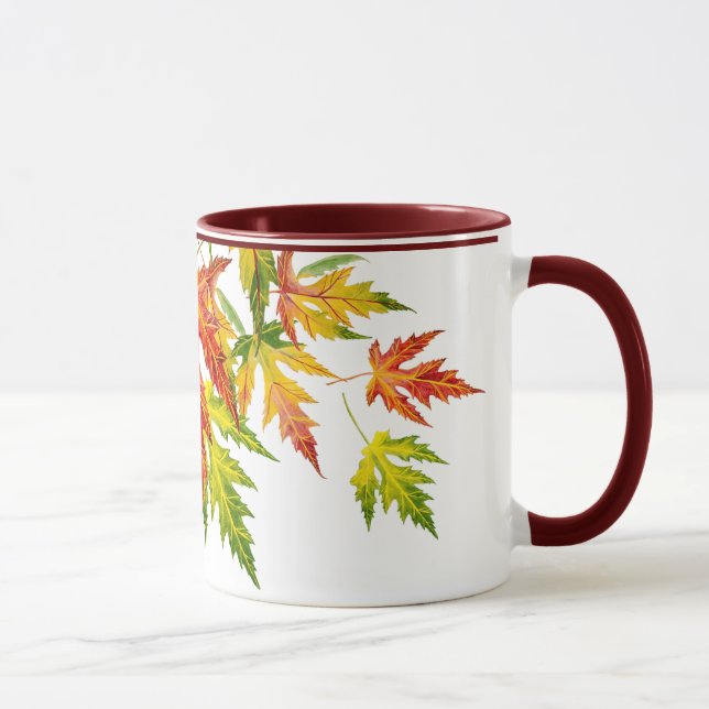 Maple från silver på en Combo Mugg (11 oz) (Höger)