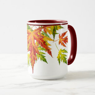 Maple från silver på en Combo Mugg (15 oz)