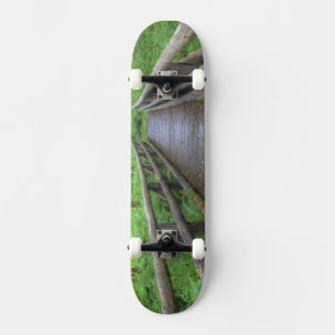 Maple Glade trail trähängbro, ormbunkar och Mini Skateboard Bräda 18,7 Cm