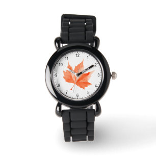 Maple-hösten löv armbandsur