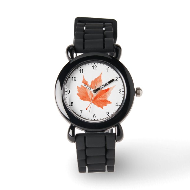 Maple-hösten löv armbandsur (Framsida)