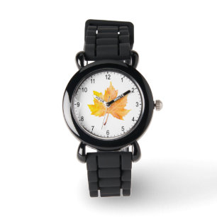 Maple-hösten löv armbandsur