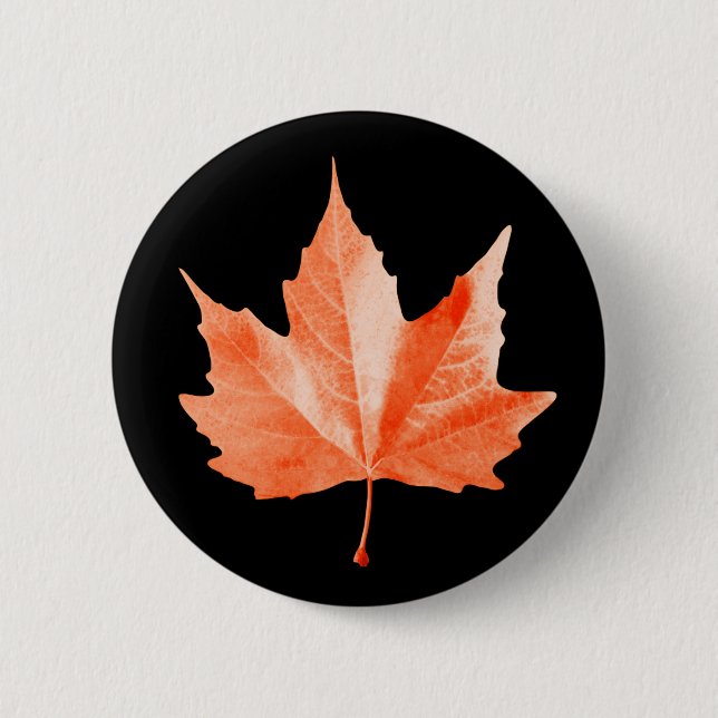 Maple-hösten löv knapp (Framsida)