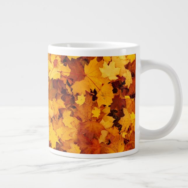 Maple Leaf Pattern-25877 Jumbo Mugg (Höger)