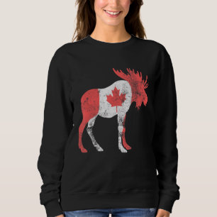 Maple Löv Animal Canadian Flagga Canada Manar Wome T Shirt