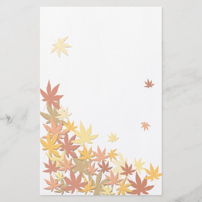 Maple löv brevpapper (Framsida)