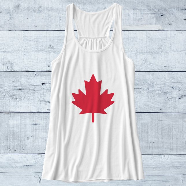 Maple Löv Canada Day Linne Med Racerback (Skapare uppladdad)
