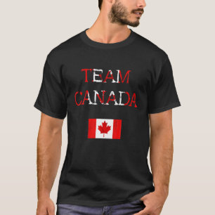 Maple Löv Canada Flagga Canada Ocer Team Canadian T Shirt