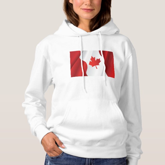 Maple Löv Canada Flagga T Shirt (Framsida)
