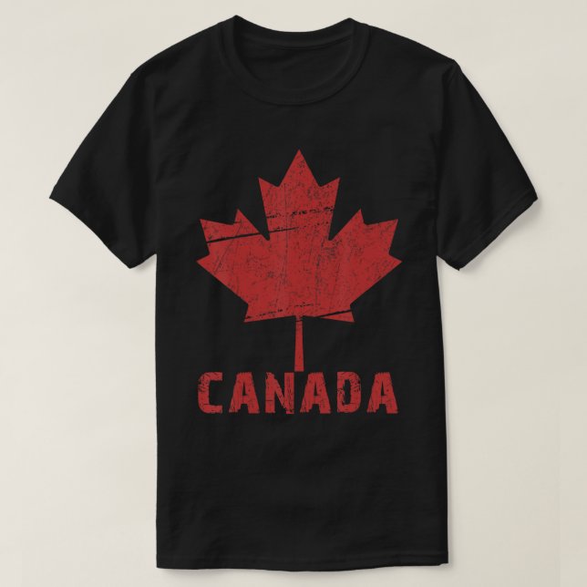 Maple Löv Canadian Flagga Day 2022.png T Shirt (Design framsida)