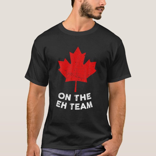 Maple Löv Canadian Flagga Symbol Canada Land Can T Shirt (Framsida)