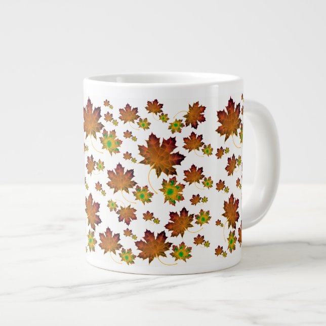 Maple Löv Fall Jumbo Mugg (Framsida höger)
