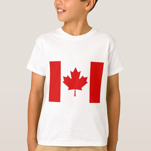Maple Löv flagga Kanada Tröja (Framsida)