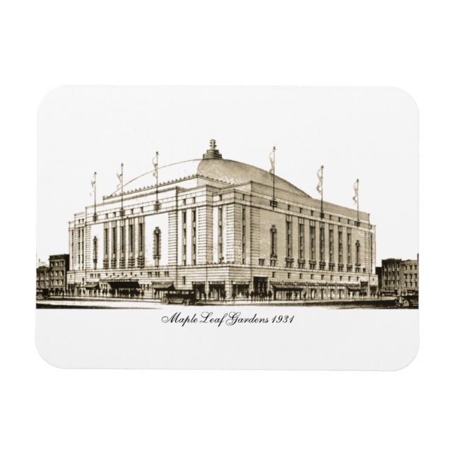 Maple Löv Gardens 1931 Magnet (Horisontell)