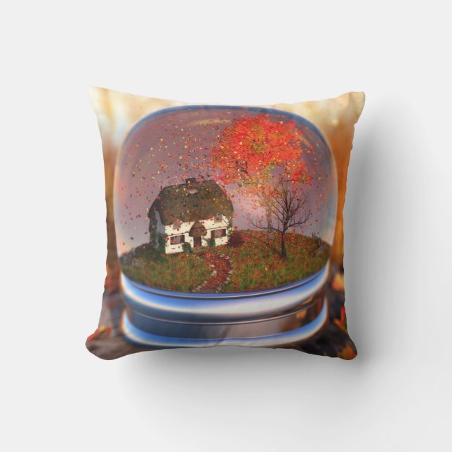 Maple Löv Globe Pillow Kudde (Framsida)