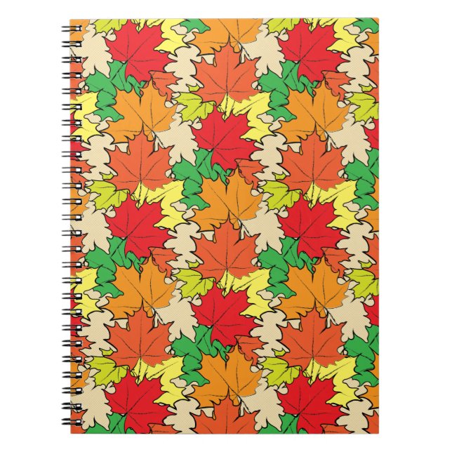 Maple löv I Anteckningsbok (Framsidan)