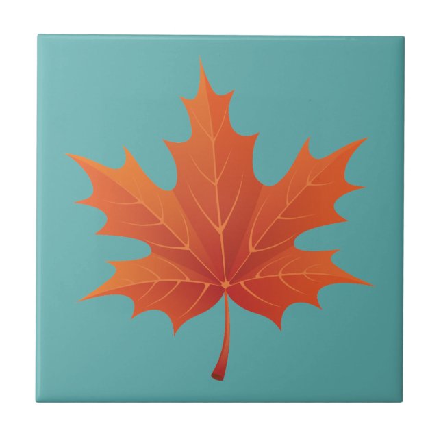 Maple Löv Kakelplatta (Framsidan)