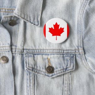 Maple Löv Kanada Dag 1 juli Firande Gift Knapp