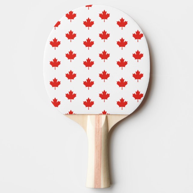 Maple Löv, Kanada Pingisracket (Framsidan)