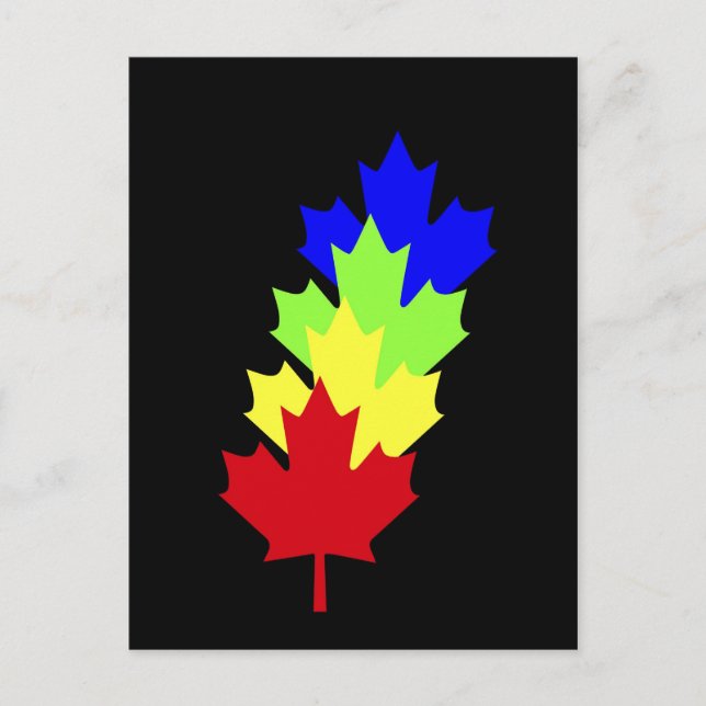 Maple Löv - Kanada Vykort (Framsida)