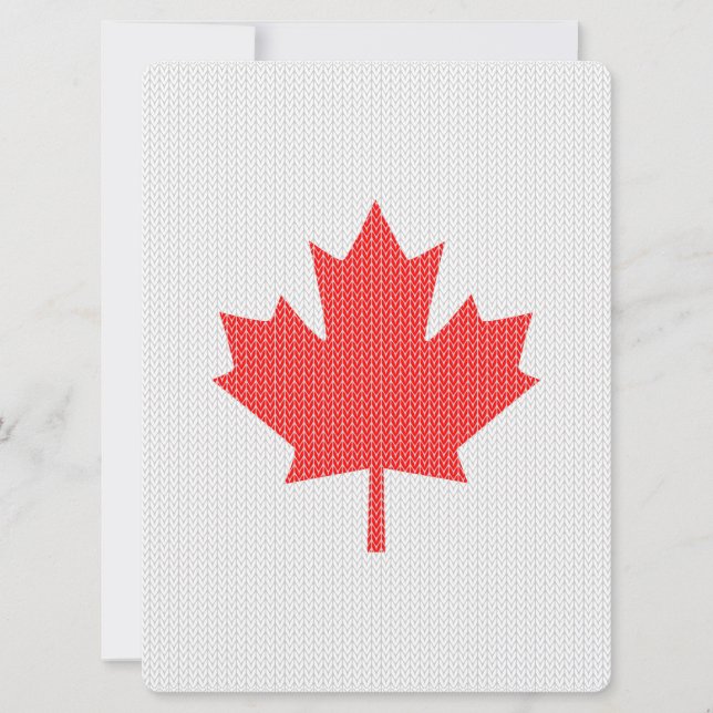 Maple Löv Knitting Motif sticka (Framsida)