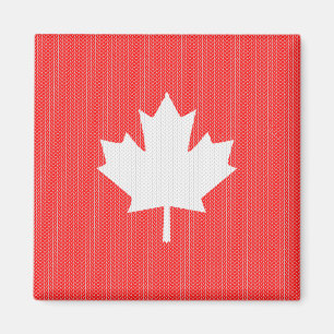 Maple Löv Knitting Motif sticka Magnet