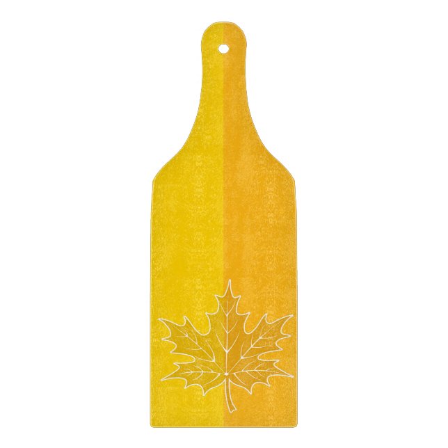 Maple Löv-kontur i Guld (Framsidan)