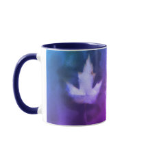 Maple Löv Natural Bläck Handmade Lila Organic Art