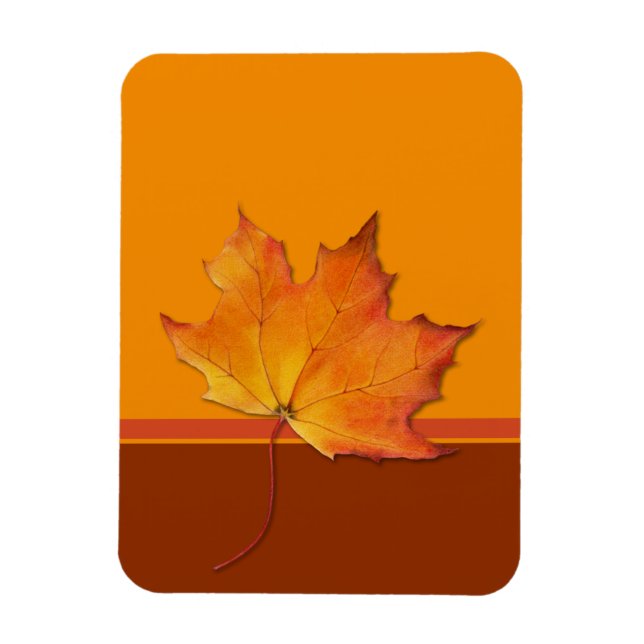 Maple Löv orange Flexi Magnet (Vertikal)