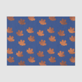 Maple-Löv på blå bakgrund