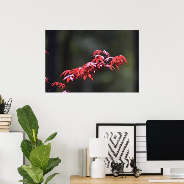 Maple Löv Poster (Hemmakontoret)