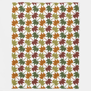 Maple Löv Quilt Mönster Design 1 Fleecefilt