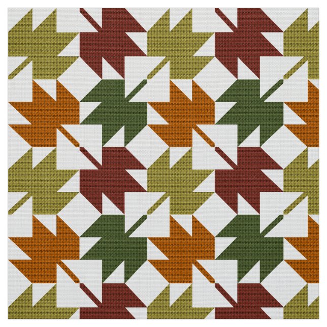 Maple Löv Quilt Mönster Design 1 Tyg (Provkarta)