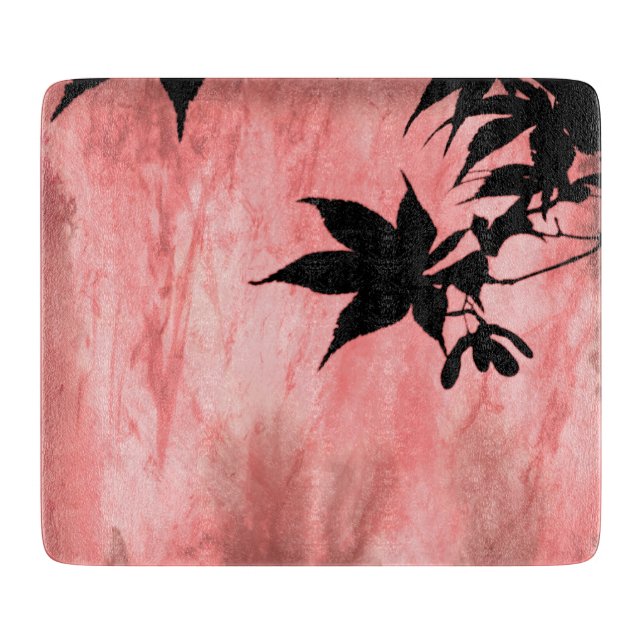 Maple Löv Silhouette Red Marble Caking Board (Framsidan)