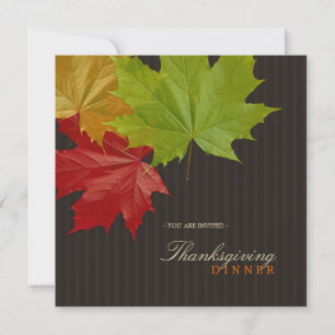 Maple Löv Thanksgiving Inbjudan till