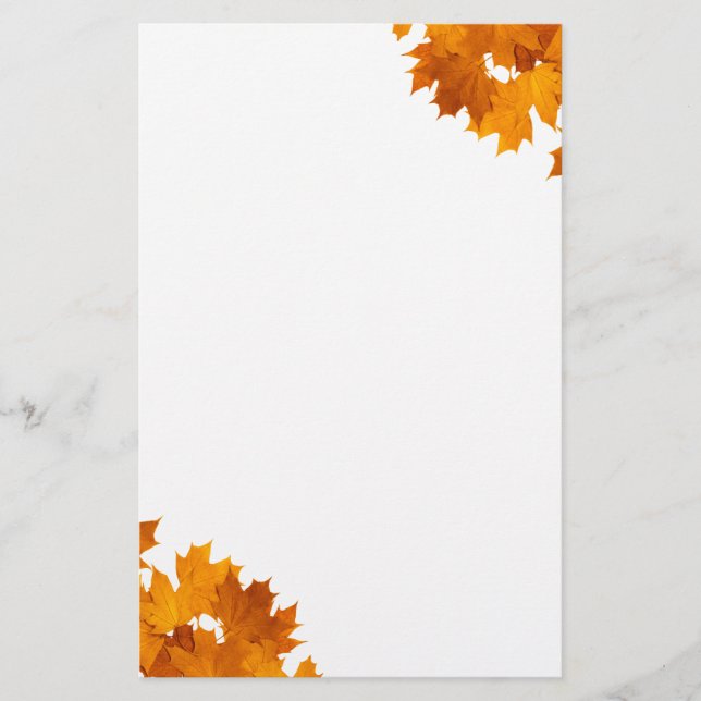 Maple lövs brevpapper (Framsida)