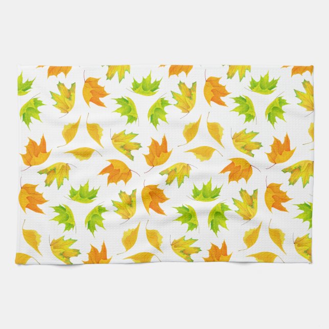Maple lövs kökshandduk (Horisontell)