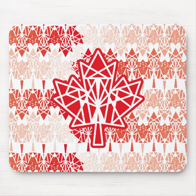 MAPLE MADE WITH TRIANGLES CANADA FLAG BY MASANSER MUSMATTA (Framsidan)