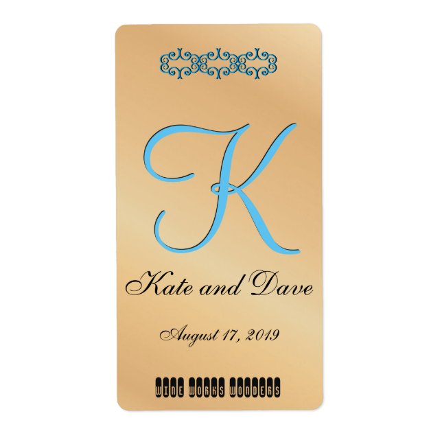 Maple Monogram Tan Brown Fraktsedel (Framsidan)