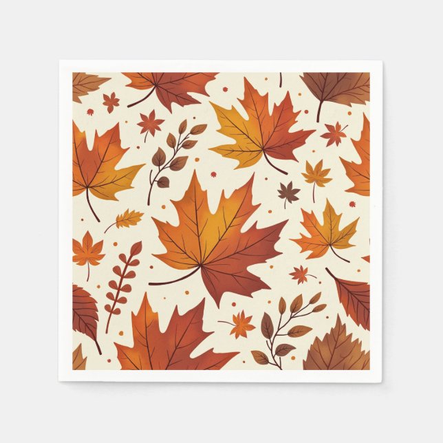 Maple Napkin Pappersservett (Framsidan)