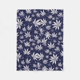 Maple Noir: Black Färg Stil Mode" Fleecefilt